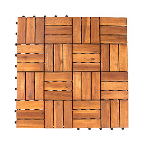 Vanage Edge Set Mattonella, Legno, Marrone, 27, unità - 2