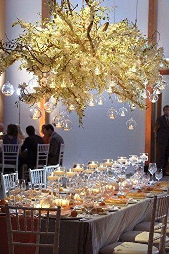 20 Pezzi Sfere Da Appendere Portacandele Diametro 8CM Decorazione Eventi - 6