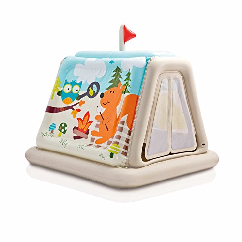 INTEX 48634, Casetta Gonfiabile Campeggio, 127 x 112 x 116 cm, Multicolore - 2
