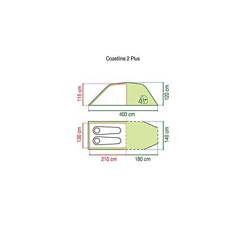 COLEMAN - Tenda da campeggio Coastline, 2 posti - 2