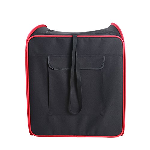 Petsfit Cane da campeggio tenda da campeggio pieghevole per cani, peso leggero poppa in cassa da viaggio, tessuto morbido da animale domestico con tappetino, 68 x 47 x 48cm - 5