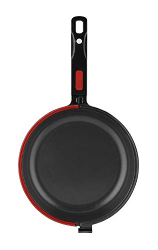 BRA dupla tagliaverdure Taglia puntarelle padella doppio per Omelette 24 cm Alluminio Ghisa con antiaderente, adatta per qualsiasi Tipo di CUCINE inclusa Induzione - 7