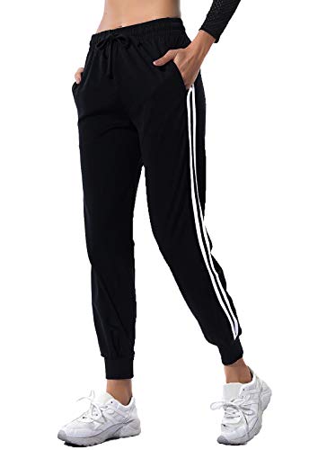SEASUM pantaloni sportivi da donna jogging fitness moda lunghi taglia L - 2