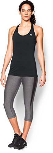 Under Armour, Heatgear Armour Racer Tank, Canotta, Donna, Nero (Black/Metallic Silver 001), S - 5