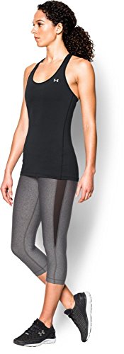 Under Armour, Heatgear Armour Racer Tank, Canotta, Donna, Nero (Black/Metallic Silver 001), S - 7
