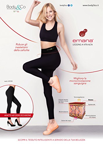Legging Sportivo con fibra EMANA che attiva il microcircolo snellisce per gambe pesanti tonificante - 3