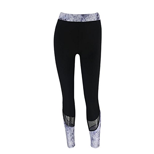 Damark Yoga Legging Donna Sportivi Opaco Fitness Pantaloni Tuta Donna Skinny Fit Collant Casual Matita Training Elastico Donne Sexy Push Up Pants Leggins Vita Alta Pantaloni Palestra (M) - 6