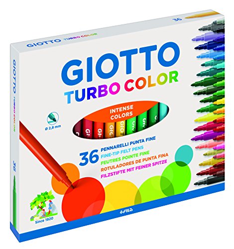 Giotto Turbo Color pennarelli in astuccio da 36 colori - 2