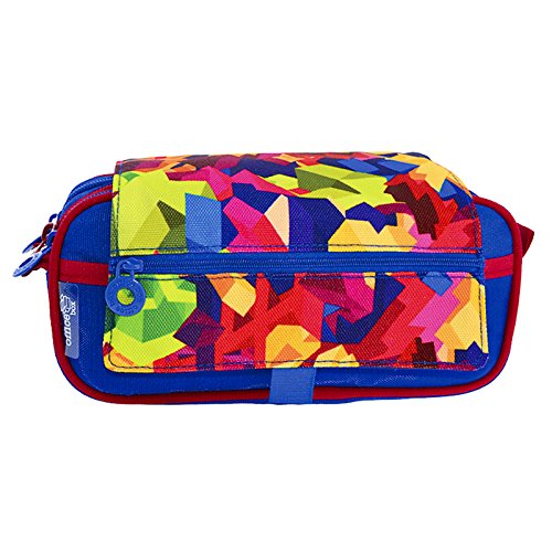 Fresh Fashion Astuccio Portapenne/Portatutto Triplo con Ampie Sezioni Interne, Custodia Multi Purpose da Materiale Scolastico. Boys Camouflage - 3