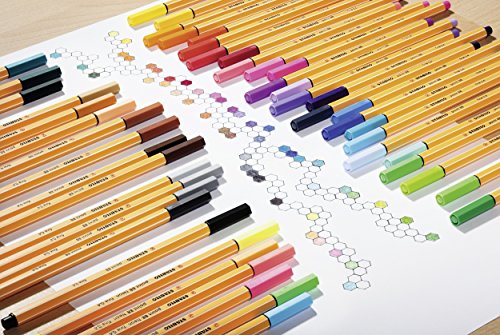 STABILO point 88 Penna Fineliner colori assortiti - Rollerset da 30 - 6