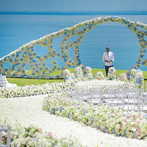 Beskit 3000 pezzi petali di rosa in seta artificiale petali di fiori per festa di nozze fiore ragazza nuziale doccia hotel Home party Valentine Day fiore decorazione bianco - 4