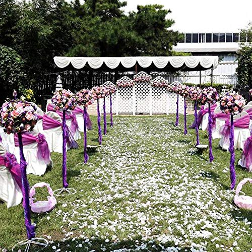 Beskit 3000 pezzi petali di rosa in seta artificiale petali di fiori per festa di nozze fiore ragazza nuziale doccia hotel Home party Valentine Day fiore decorazione bianco - 5