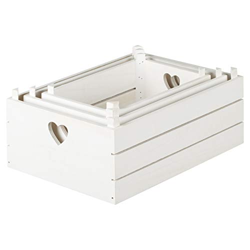 Hartleys Set di 3 Cassette Shabby Chic - Vari Colori - 4