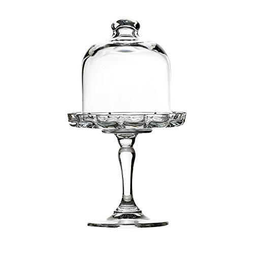SWEET HOME Alzata in Vetro per Dolci e Frutta con Campana in Vetro cod.AC00420LU cm 19,8h diam.11 by Varotto & Co. - 4