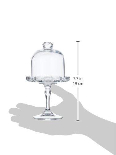 SWEET HOME Alzata in Vetro per Dolci e Frutta con Campana in Vetro cod.AC00420LU cm 19,8h diam.11 by Varotto & Co. - 6