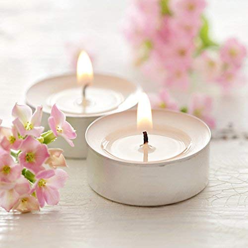 Pajoma - Candele tealight, Senza Profumo, 100 Pezzi, Durata: 8 Ore - 3