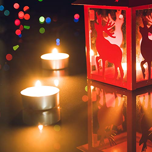 ARVO Candele Tealight Bianco, Unscented, 6-8 Ore Burn Time Wax Candles Confezione da 50 Pezzi - 8
