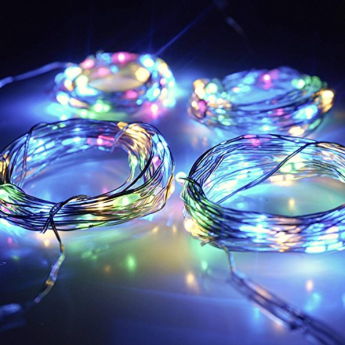 【10 pezzi】 SiFar 20 LED 2M Mini Lampada a fili di rame Multicolore, Luci stringa LED Luci d'atmosfera Bottiglia di vino, Luci stellate alimentate a batteria per bottiglie Fai da te, feste - 6