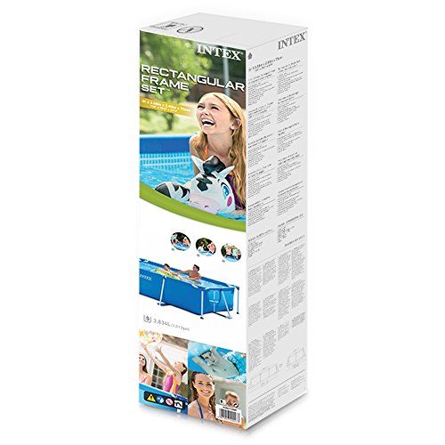 INTEX 28272 Piscina Frame Rettangolare 300x200x75cm-Piscine, 3834 Litri, 300 x 200 x 75 cm - 3