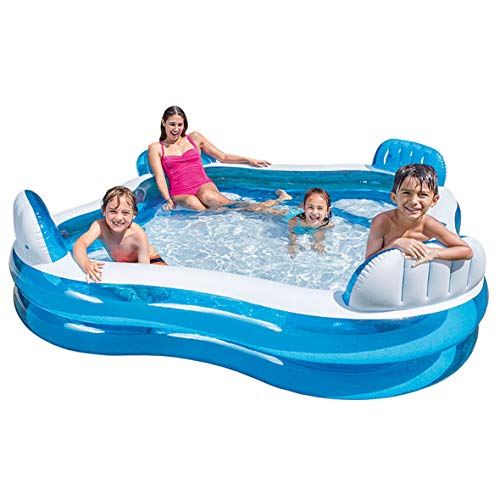 INTEX 56475 4 Sedili Cm 229X229X66 Piscina Gioco Estivo Estate Giocattolo 322, 45.7x13x40.6 cm - 4