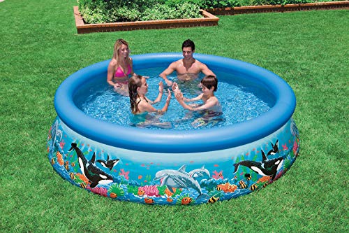 Intex 28126 - Piscina Easy Oceano con Pompa Filtro, 305 x 76 cm, Blu - 2