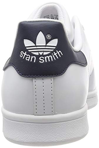 adidas Originals, Stan Smith, Sneakers, Unisex - Adulto, Bianco (Core White/Dark Blue), 44 EU - 2
