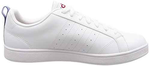 adidas VS Advantage Scarpe da ginnastica, Uomo, Bianco (Ftwbla/Azul/Rojpot), 43 1/3 EU - 6