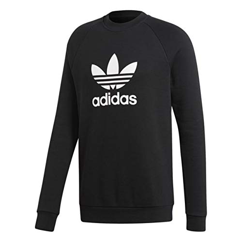 adidas Trefoil Crew, Felpa Uomo, Nero, Small (Taglia produttore:S) - 6