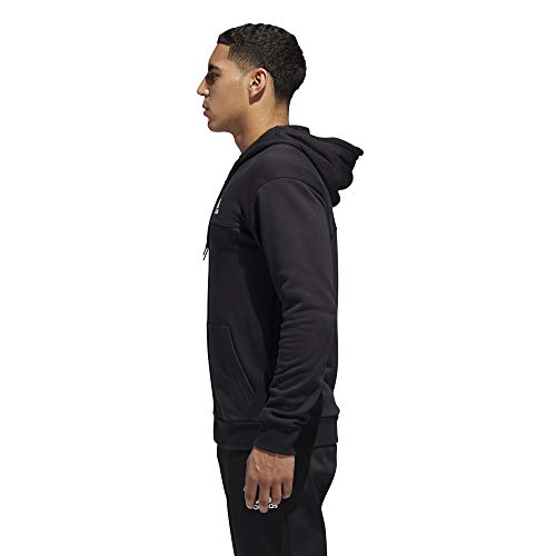 adidas DM7564, Felpa Uomo, Nero/Bianco, M - 4