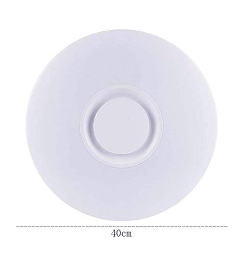 Apparecchio Plafoniera A LED Con Altoparlante Audio Bluetooth, Telecomando APP, Dimmerabile, 40CM, 24W, 90-265V, Lampada Da Soffitto A Sospensione A Sospensione Con Musica - 6