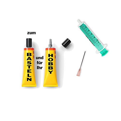 Horn – Set di siringa per Hobby Fai da te Bricolage con 5 aghi a blunt e 5 siringhe - 5