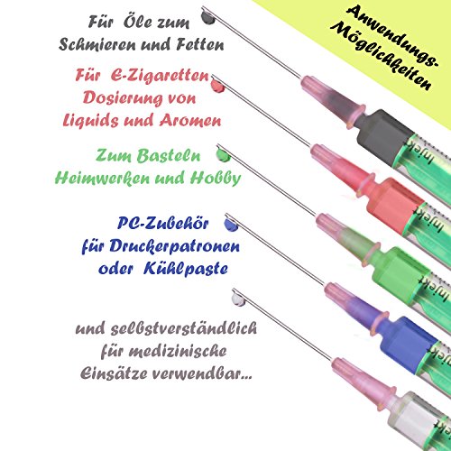 Horn – Set di siringa per Hobby Fai da te Bricolage con 5 aghi a blunt e 5 siringhe - 7
