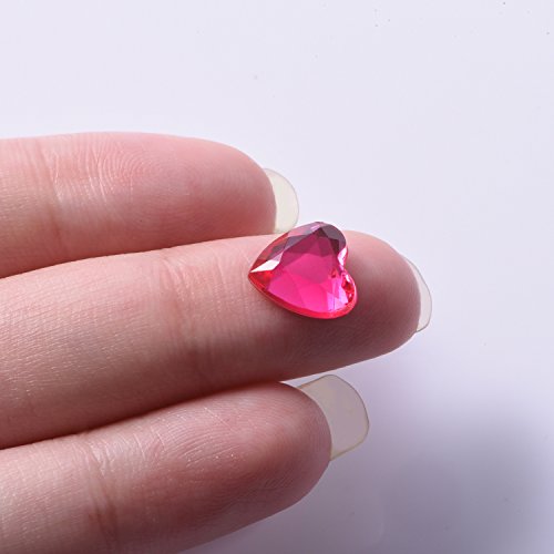 9 Fogli strass Autoadesivo Adesivi Cristallo Gemma Fogli per Fai Da Te Bricolage Decorazione, Colori Assortiti, Quadrato, Rotondo e a Forma di Cuore - 4