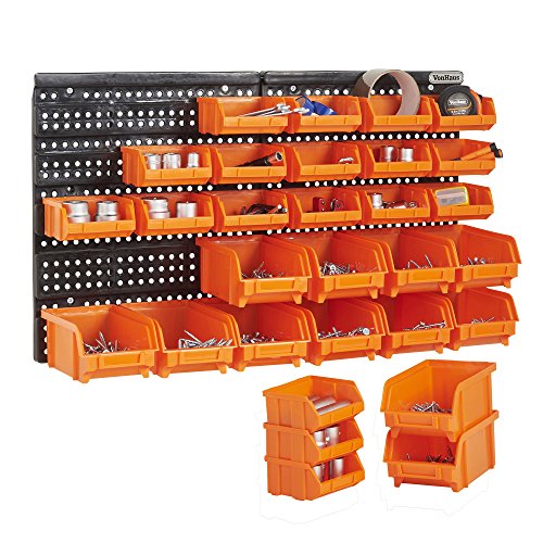 VonHaus Set di 30 contenitori con pannello a muro - 2