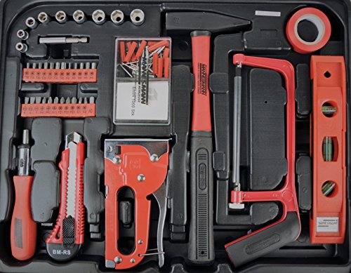 Mannesmann – M29065 – Assortimento di attrezzi per uso domestico in valigetta richiudibile - 3