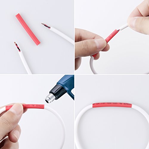 Guaine Termorestringenti Set di Tubi 750 pz – Preciva Tubo Termorestringente per Cavi Elettrici Assortimento per Hobbisti per l’arte fai-da-te - 6