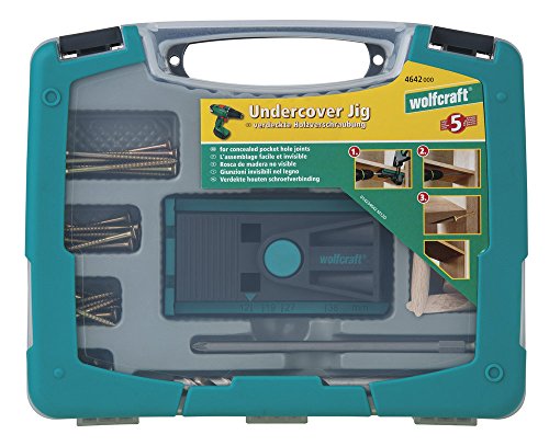 Wolfcraft 4642000 – Set “Undercover Jig” per fissaggio con viti - 2