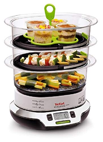 Tefal VS4003 Vitacuisine Compact  Vaporiera con Funzione Vitamine Plus, Display Digitale, Ricettario Incluso - 3