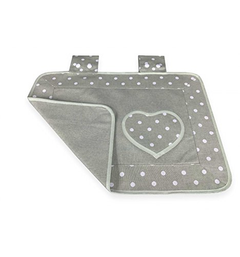 tex family COPRIFORNO Copri Forno in Tessuto Pois Bianco - 2