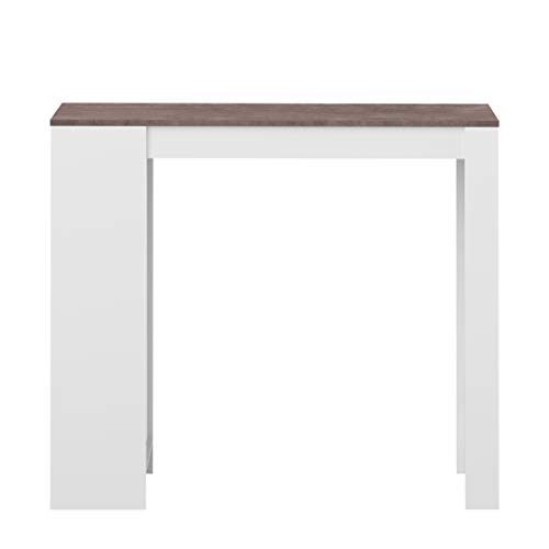 Symbiosis Ramsay , Tavolo Bar, Bianco (Mat /Béton), 115 x 50 x 102.7 cm - 3
