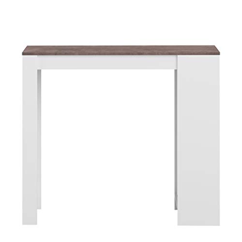 Symbiosis Ramsay , Tavolo Bar, Bianco (Mat /Béton), 115 x 50 x 102.7 cm - 4