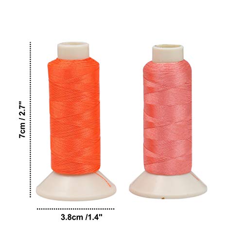 Poliestere Filo Macchina da Cucire (63 Rocchetti) – Filo per Cucire per Brother, Janome,Singer Ricami e Cuciture Macchina,Quilting,Ricamo,Cucito- (Ogni Rocchetti – 183 M / 200 Y) - 3