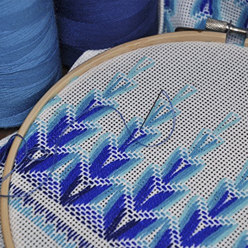 3 Pezzi Cerchio di Bambù per Ricamo Cerchi per Punto Croce Set d’Anelli per il Cucito Pratico d’Arte Craft, 3 Dimensioni - 7