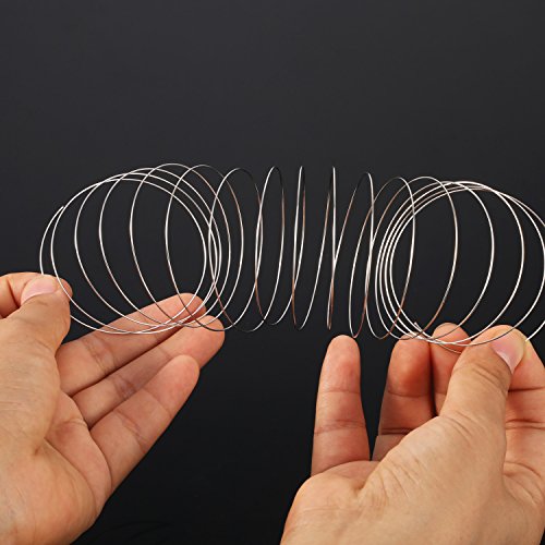 Pangda Kit Creazione Gioielli Kit Riparazione Gioielleria Lavorazione di Gioielli e Strumenti Kit di Principiante Include Pinza, Pinzette, Risultati Argento e Filo - 9