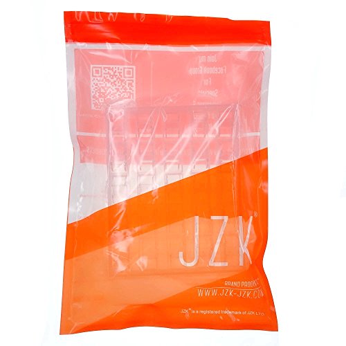 JZK® 25 x Bobine rocchetti spolette vuoto con scatola per macchina da cucire Brother Janome Singer Elna Babylock Kenmore Pfaff ecc, plastica trasparente - 7