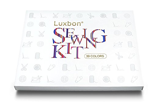 Luxbon – Confezione di 39 spolette di colori assortiti, kit di fili per in poliestere ideali per cucire a mano o con macchina da cucire - 2