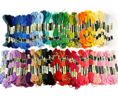 150 Pezzo Matasse Di Filo In Vari Colori Al 100% Lgodon Floss – Per Ricami E Cucito by DELIAWINTERFEL - 4