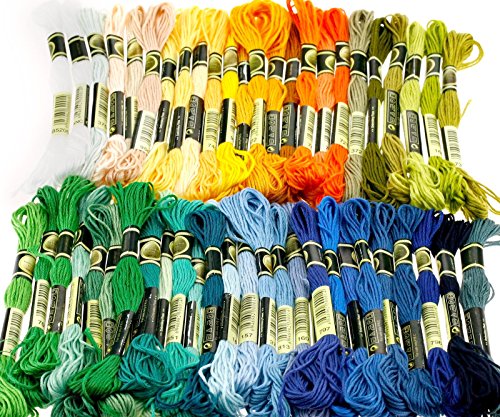 150 Pezzo Matasse Di Filo In Vari Colori Al 100% Lgodon Floss – Per Ricami E Cucito by DELIAWINTERFEL - 6