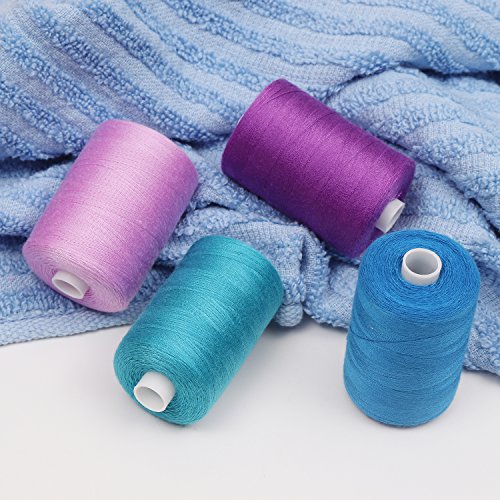 Set da 24 Pezzi 914 Metri Filato Poliestere Ricamo – Colori Luminosi Assortiti per Ricamo e Cucito- Filati Multi Colore di Alta Qualità – Grande Set - 7