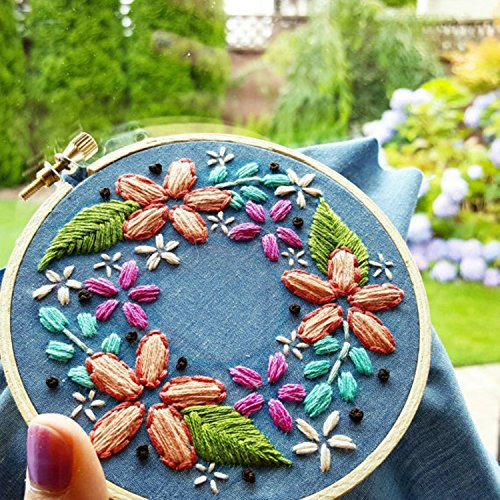 100 Pezzi 8 Metri Filato Cotone Cucito Ricamo da Kurtzy – Set Colori Assortiti- Perfetto per Punto Croce, Maglia, Ricamo con Perline- Grande Confezione Assortimento Bobine - 4
